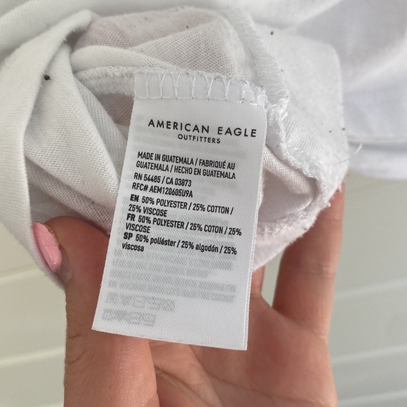 American Eagle Outfitters | White Tee Shirt with Chest Pocket | Great Condition - Picture 5 of 7